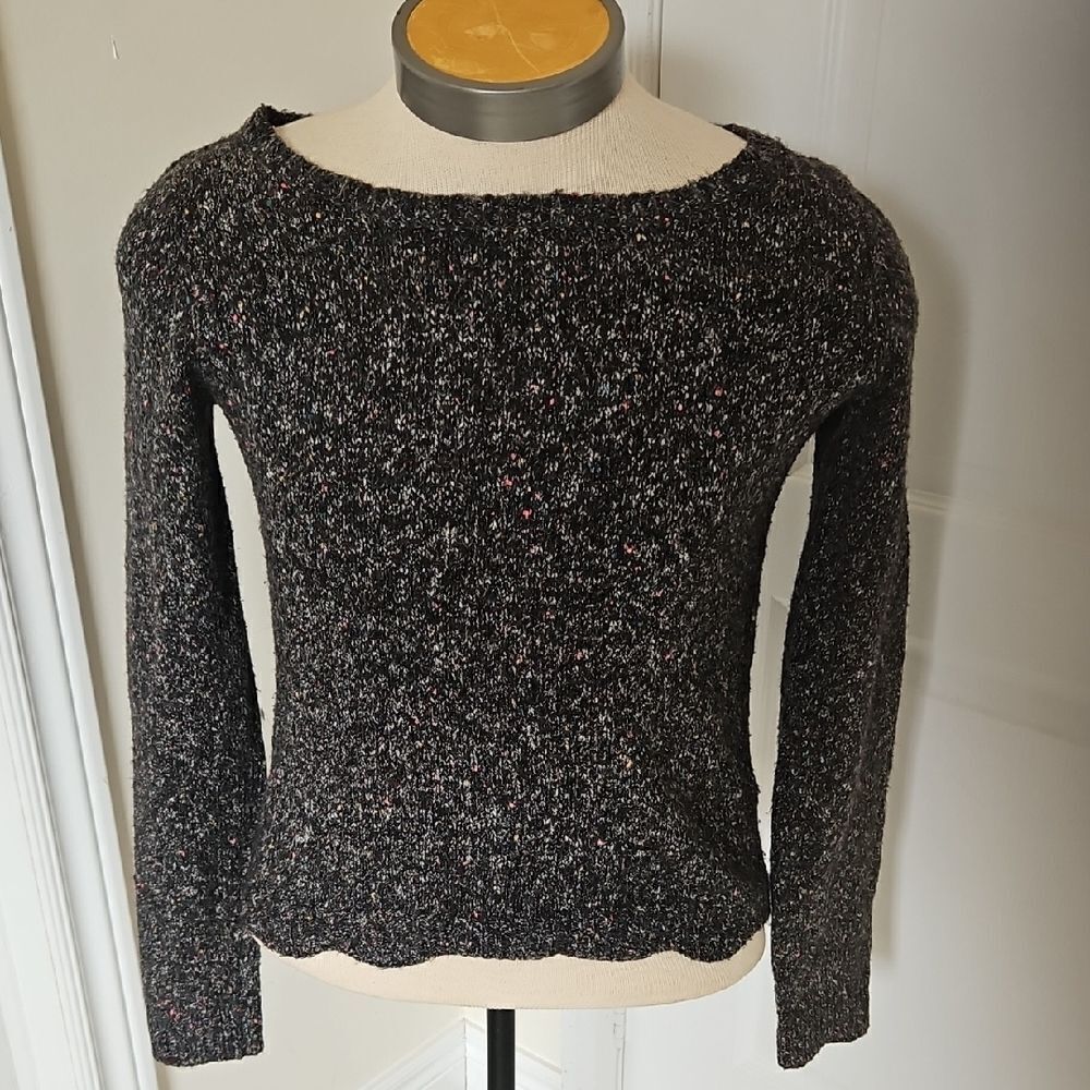 RW&CO. Charcoal Speckled Knit Sweater